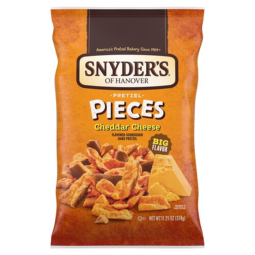 Snyder's of Hanover Cheddar Cheese Pretzel Pieces, 11.25 oz