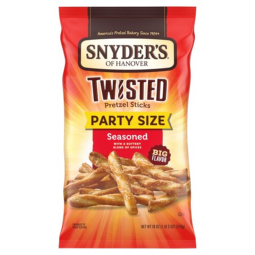 Snyder's of Hanover Twisted Pretzel Sticks Party Size, 18 oz