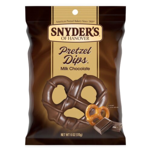  Snyder's of Hanover Milk Chocolate Pretzel Dips, 6 oz