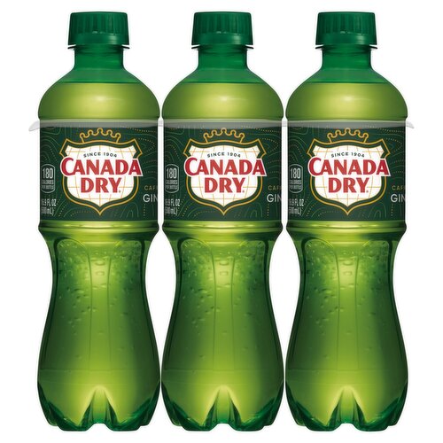 Canada Dry Ginger Ale, 6 count, 16.9 fl oz