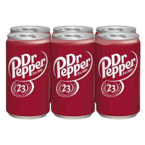 Dr Pepper Soda, 6 count