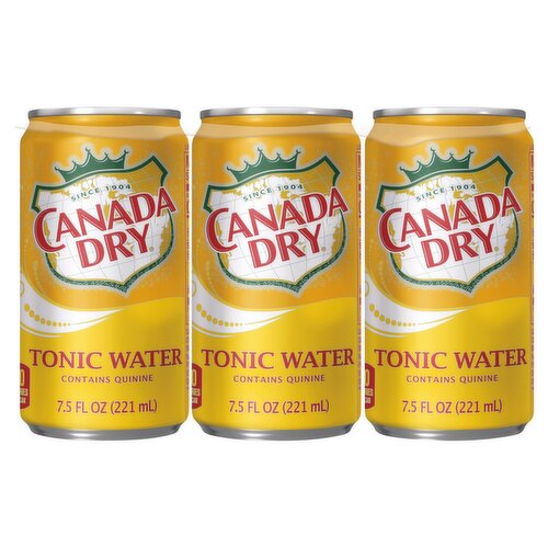 Canada Dry Tonic Water, 6 count, 7.5 fl oz