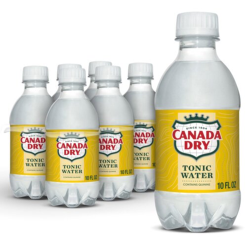 Canada Dry Tonic Water, 10 fl oz, 6 count