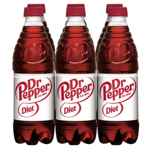 Dr Pepper Diet Soda, 6 count