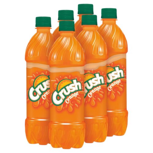 Crush Orange Soda, 6 count
