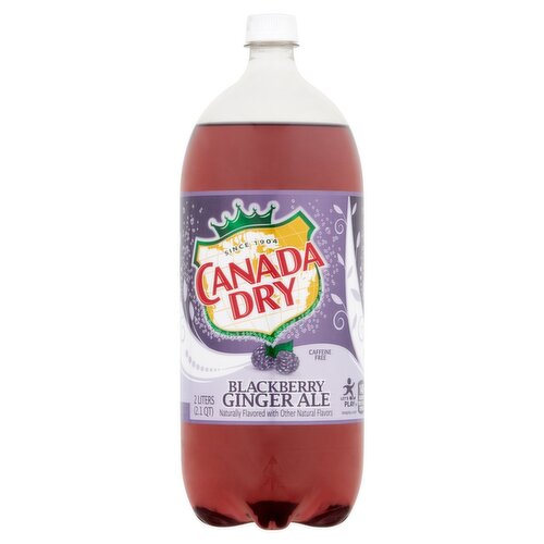 Canada Dry Blackberry Ginger Ale, 2 liters