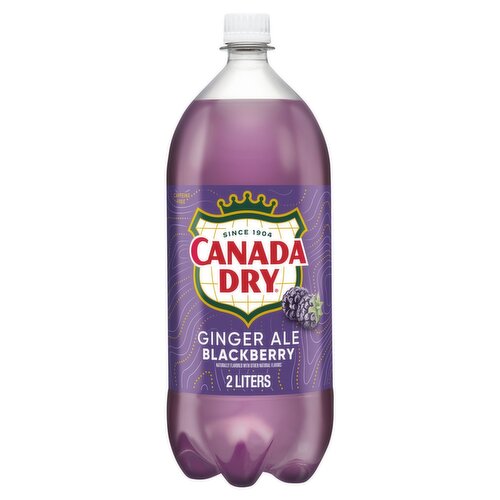 Canada Dry Blackberry Ginger Ale, 2 liter