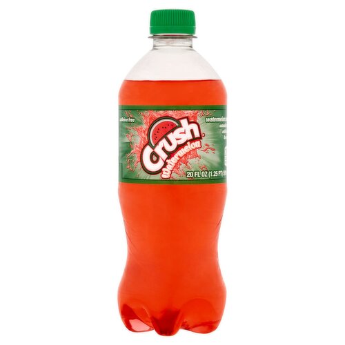 Crush Watermelon Soda, 20 fl oz