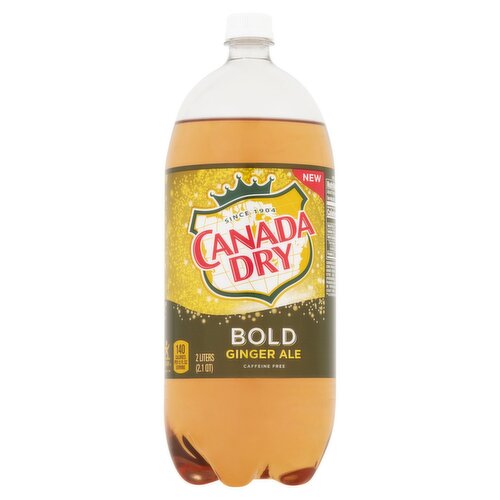 Canada Dry Bold Ginger Ale, 2 liters