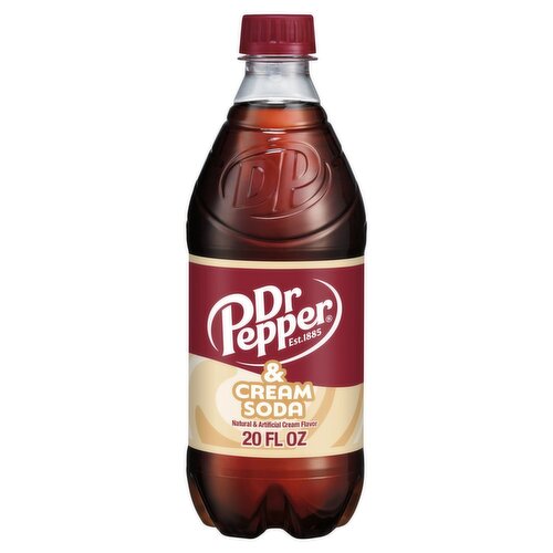 Dr Pepper Cream Soda, 20 fl oz