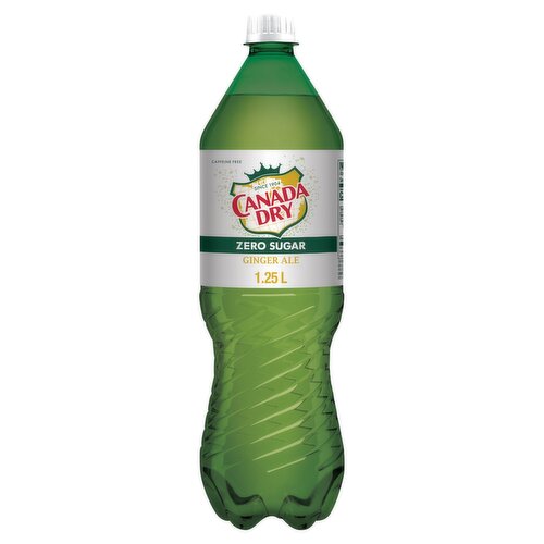 Canada Dry Zero Sugar Ginger Ale, 42.2 fl oz