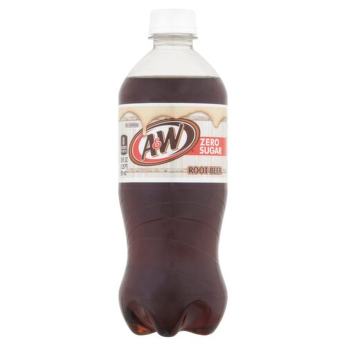 A&W Zero Sugar Root Beer, 20 fl oz