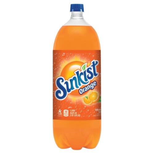 Sunkist Orange Soda, 1 liter