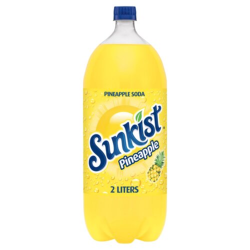 Sunkist Pineapple Soda, 2.1 qt