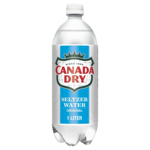 Canada Dry Original Seltzer Water, 1 liter