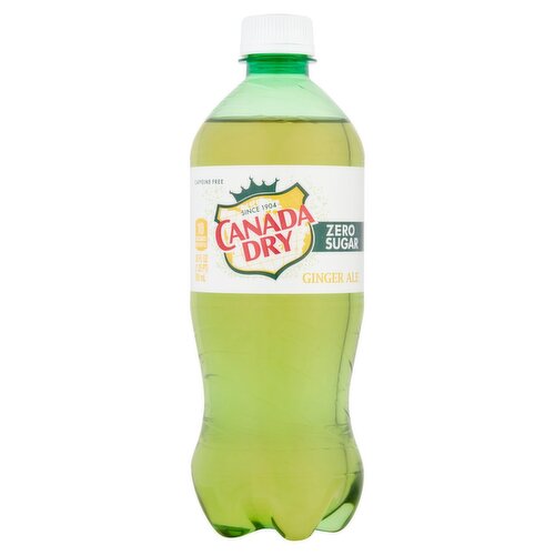 Canada Dry Zero Sugar Ginger Ale, 20 fl oz