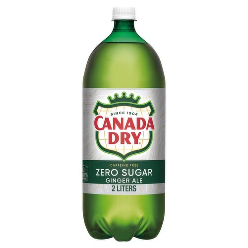 Canada Dry Zero Sugar Ginger Ale, 2.1 qt