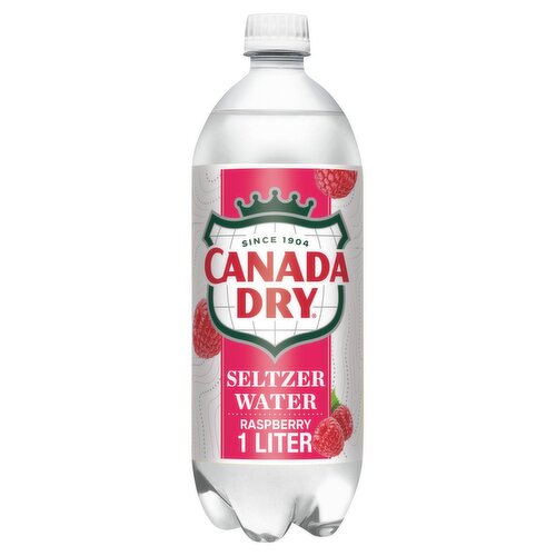 Canada Dry Raspberry Seltzer Water, 1 liter