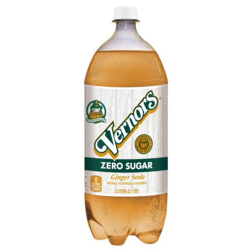 Vernors Zero Sugar Ginger Soda, 2 liters