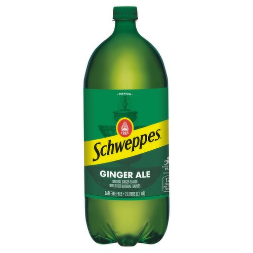 Schweppes Premium Ginger Ale, 2 liters