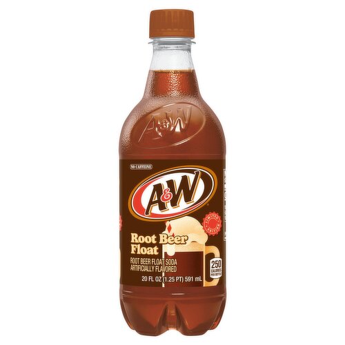 A&W Root Beer Float Soda Limited Edition, 20 fl oz
