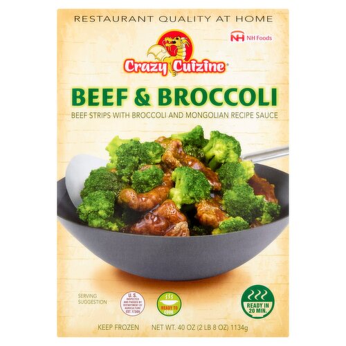 Crazy Cuizine Beef & Broccoli, 40 oz