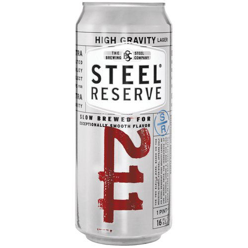 Steel Reserve High Gravity Lager - 6 Pack, 16 oz Cans, 96 fl oz