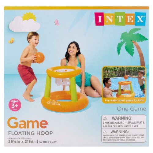 Intex Game Floating Hoop, ages 3+ years, 1 count