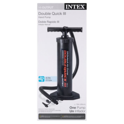 Intex Hi-Output Double Quick III Hand Pump, 1 count
