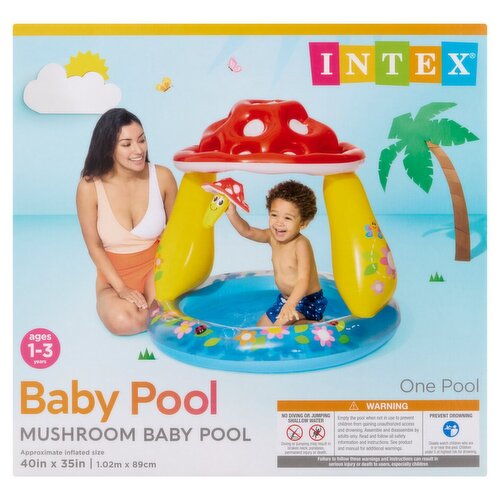 Intex Mushroom Baby Pool, Ages 1-3 Years, 1 count