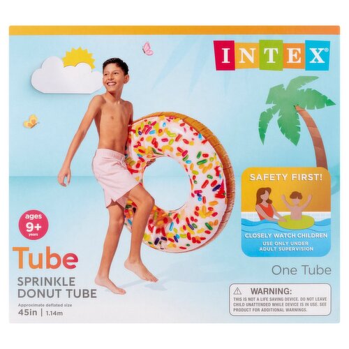 Intex Sprinkle Donut Tube, Ages 9+ Years, 1 count