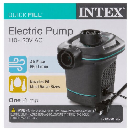 Intex Quick Fill Electric Pump, 1 count