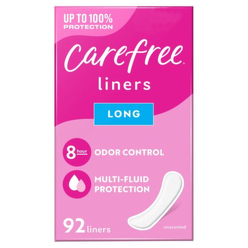 Carefree Long Liners, 92 count