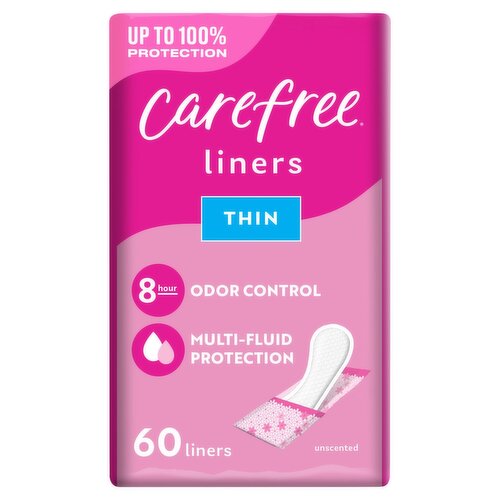 Carefree Thin Liners, 60 count