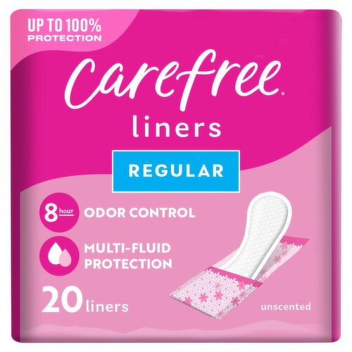 Carefree Regular Liners, 20 count