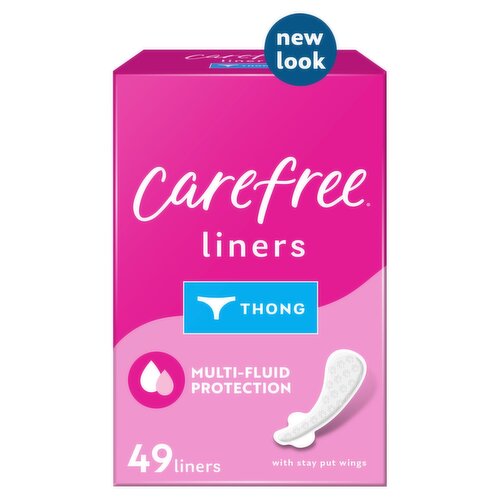 Carefree Thong Liners, 49 count