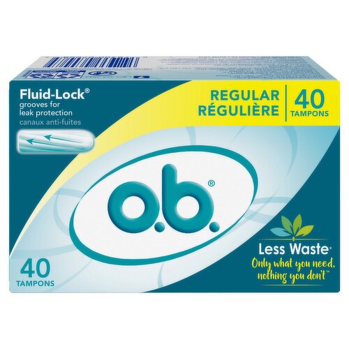 o.b. Regular Tampons, 40 Count