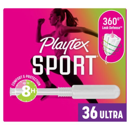 Playtex Sport Ultra Fragrance-Free Tampons, 36 count