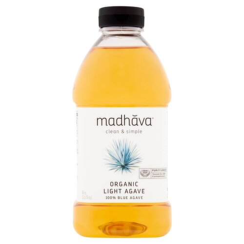 Madhăva Organic Light Blue Agave, 46 oz