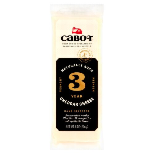 Cabot Vermont Premium Cheddar Cheese, 8 oz
