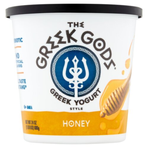 The Greek Gods Honey Greek Style Yogurt, 24 oz