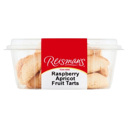 Reisman's Raspberry Apricot Fruit Tarts, 14 oz