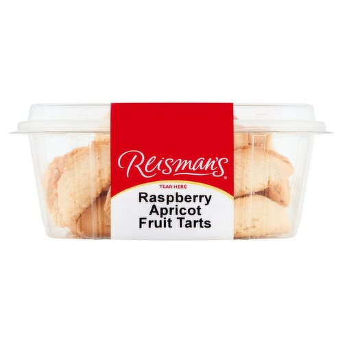 Reisman's Raspberry Apricot Fruit Tarts, 14 oz