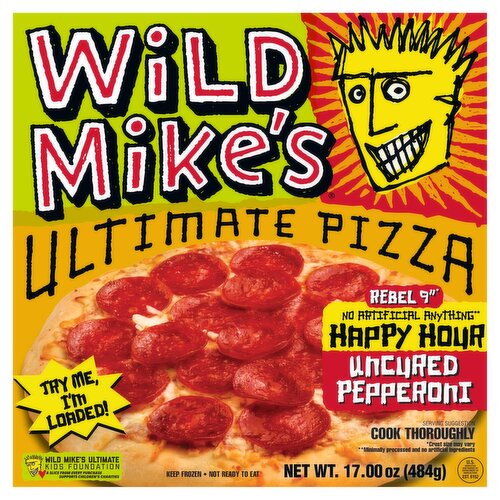 Wild Mike's Rebel 9" Happy Hour Uncured Pepperoni Ultimate Pizza, 17.00 oz