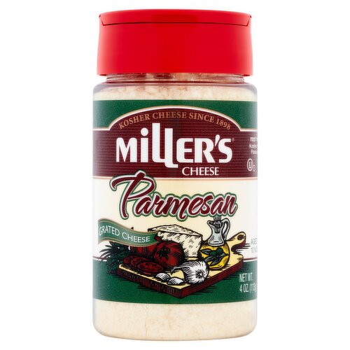 Miller's Parmesan Grated Cheese, 4 oz