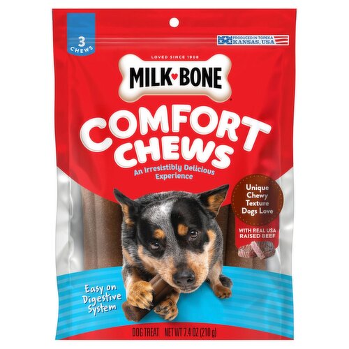 Milk Bone Comfort Chews Dog Treat, 3 count, 7.4 oz