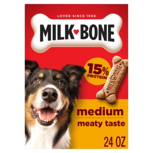 Milk-Bone Medium Original Beef Flavor Dog Treat, 24 oz