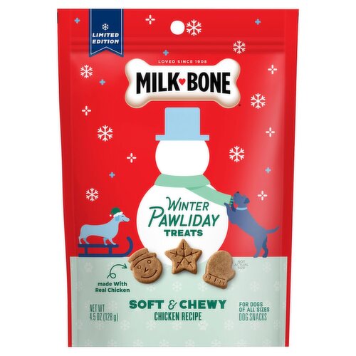 Milk Bone Soft & Chewy Chicken Recipe Dog Snacks Limited Edition, 4.5 oz