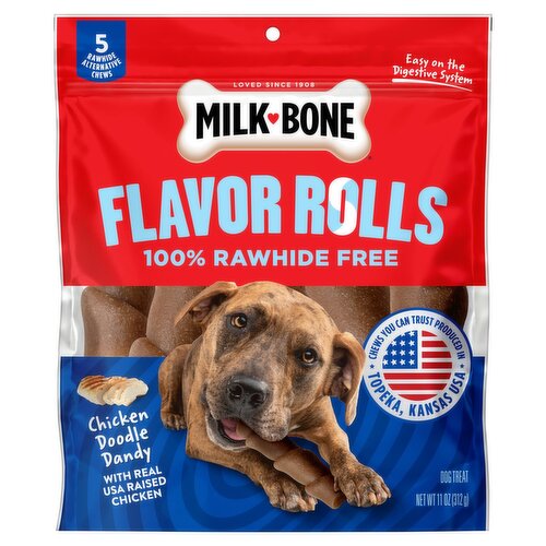 Milk-Bone Flavor Rolls Dog Treat, 5 count, 11 oz