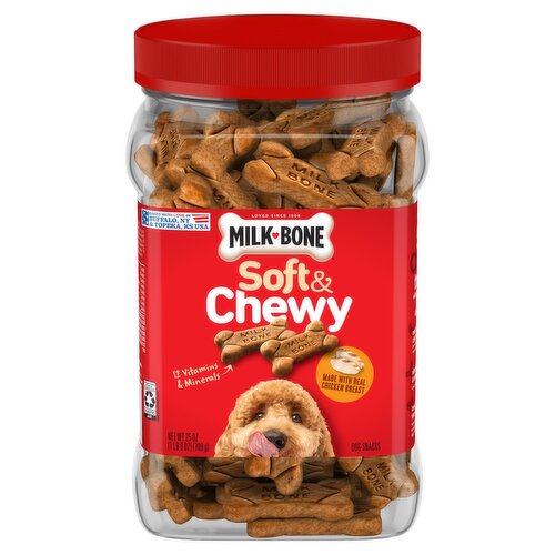 Milk-Bone Soft & Chewy Dog Snacks, 25 oz